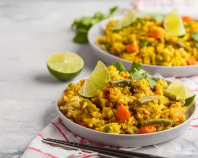 Riz au curry haricot coco